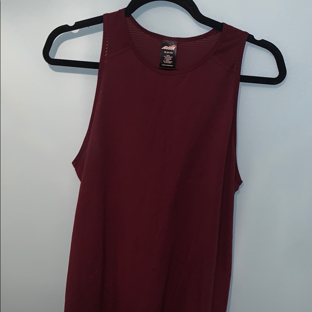 Maroon tank top!